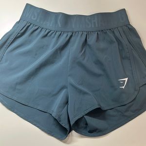 GYMSHARK training loose fit shorts | size XS Teal